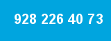 928 226 40 73 928 226 40 73